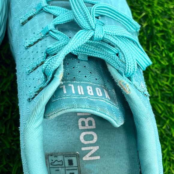 NOBULL Ripstop Runner Turquoise Blue Gum Sole W 7.5/ M 6 Training Shoes - Picture 9 of 10